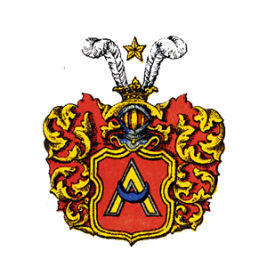 Vapensköld för adliga ätten Huusgafvel nr 2102