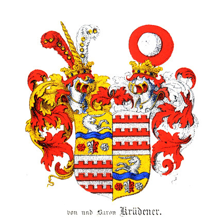 von und Baron Krüdener