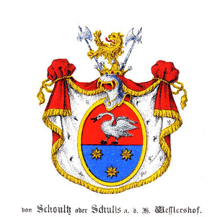 von Schoultz oder Schults  a. d. H. Wesslershof (Schoultz oder Schultz)